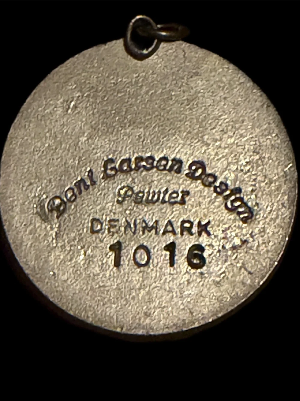 Vintage Pewter Pisces Pendant